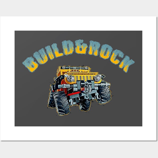 Build & Rock Wall Art by FurryBallBunny